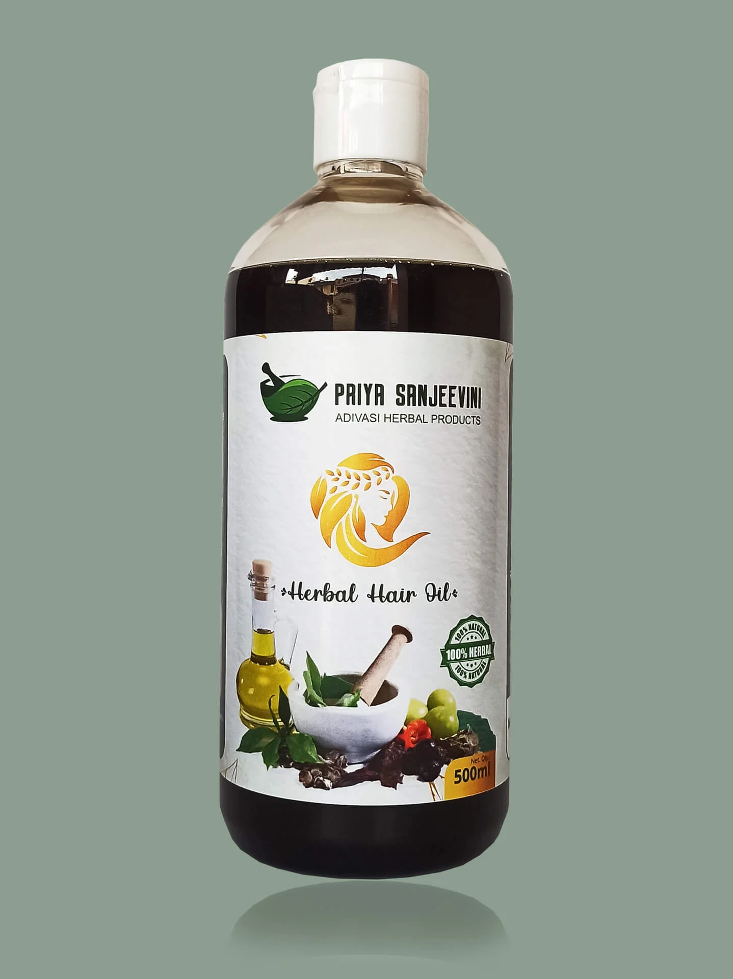 Priya Sanjeevini Adivasi Herbal Hair Oil 500ml